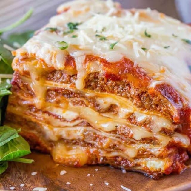 Beef Lasagna.