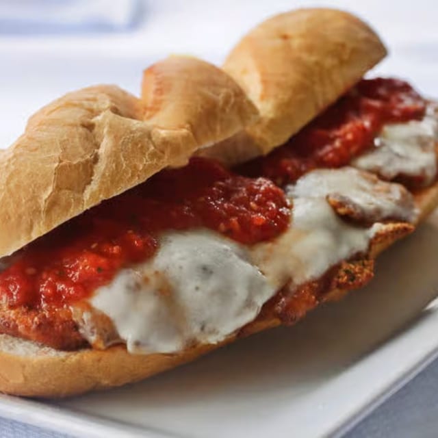 Chicken Parmigiana Sandwich.