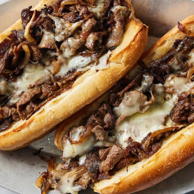 Philly Cheesesteak Sandwich.