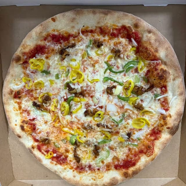 Cajun Shrimp Pizza.