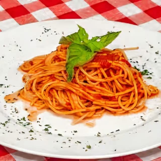 Spaghetti Marinara.