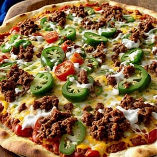 Beef Taco Pizza